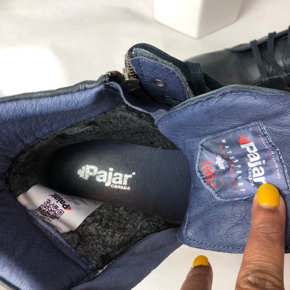 Pajar Canada -Rebel Side Zip High Top Sneakers. - Picture 2 of 8